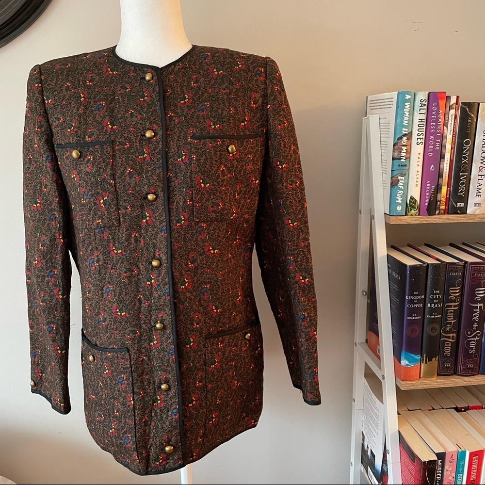 Vintage Paisley Quilted Jacket